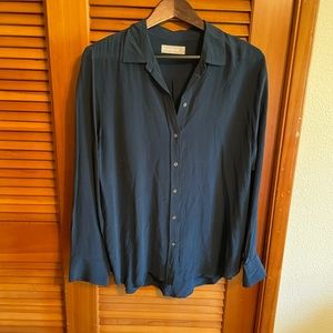 Everlane silk button-up shirt
